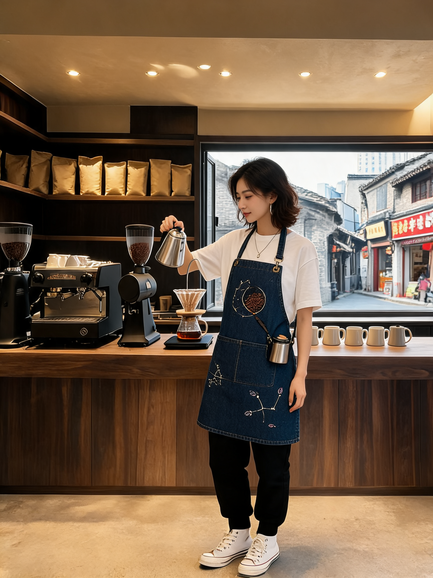 凌晨2点15，我在湘江边冲了杯咖啡☕