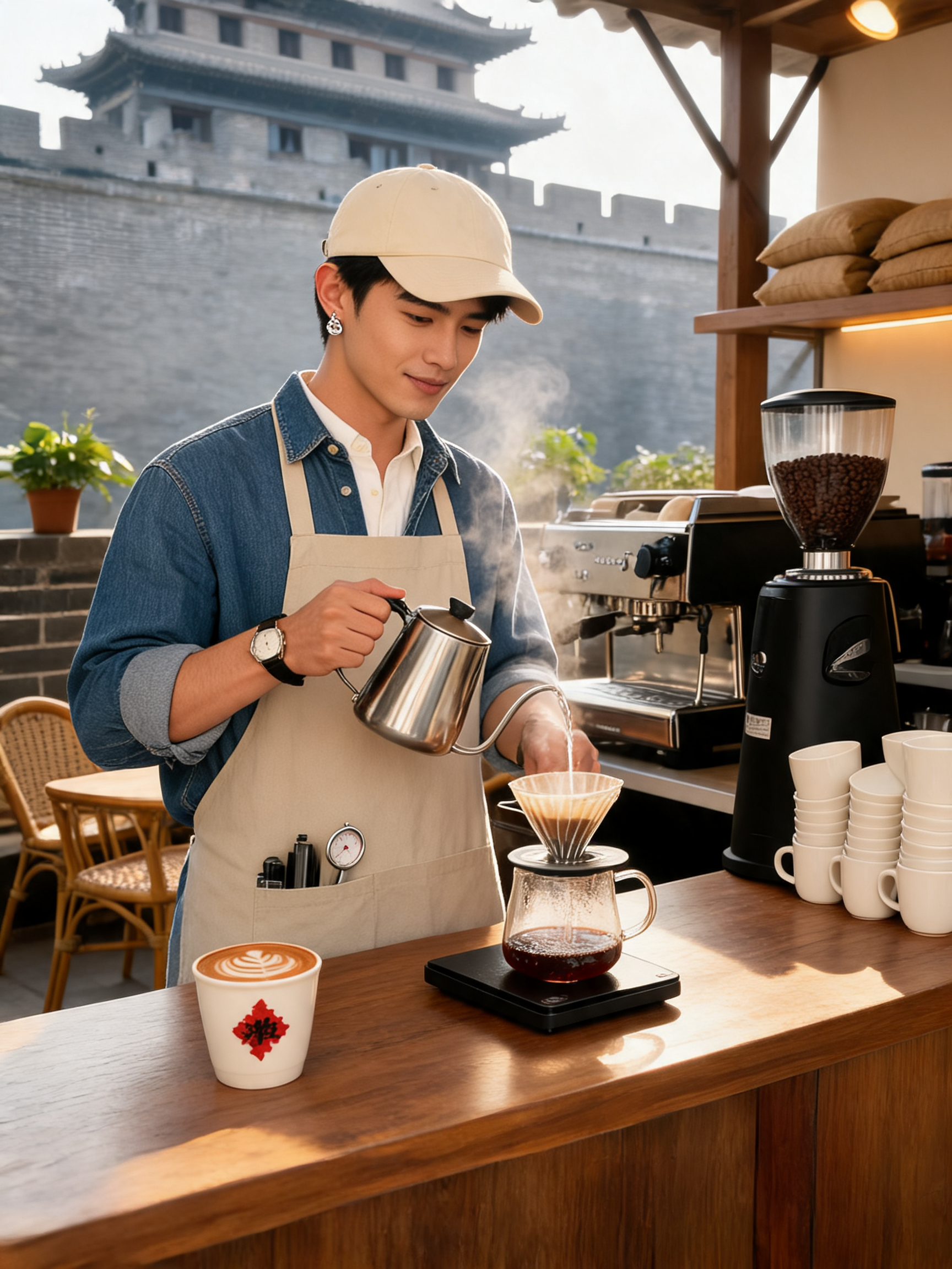 在南门里站了三年吧台，我叫小帅☕