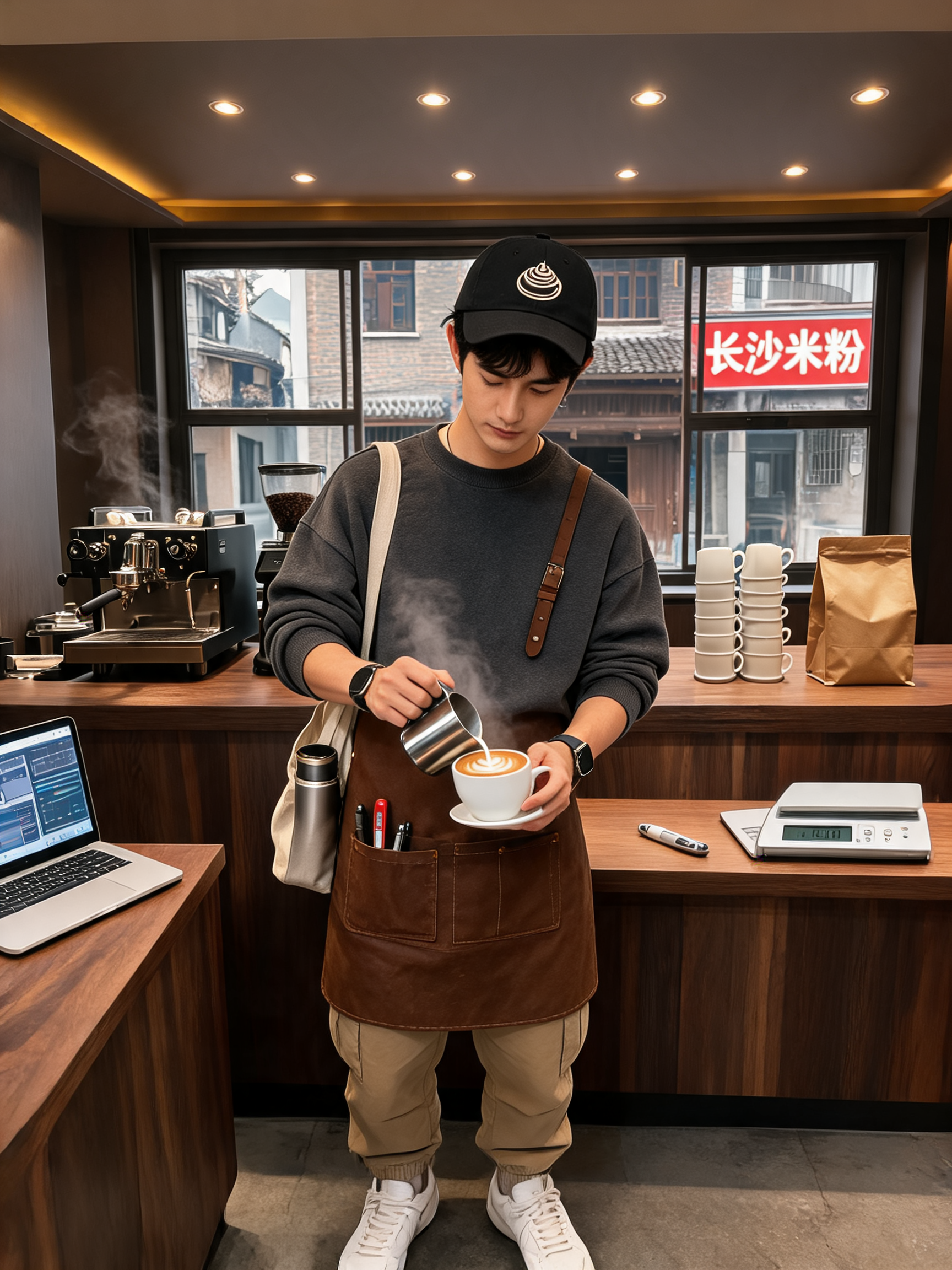 在解放西路冲了8个月咖啡☕️