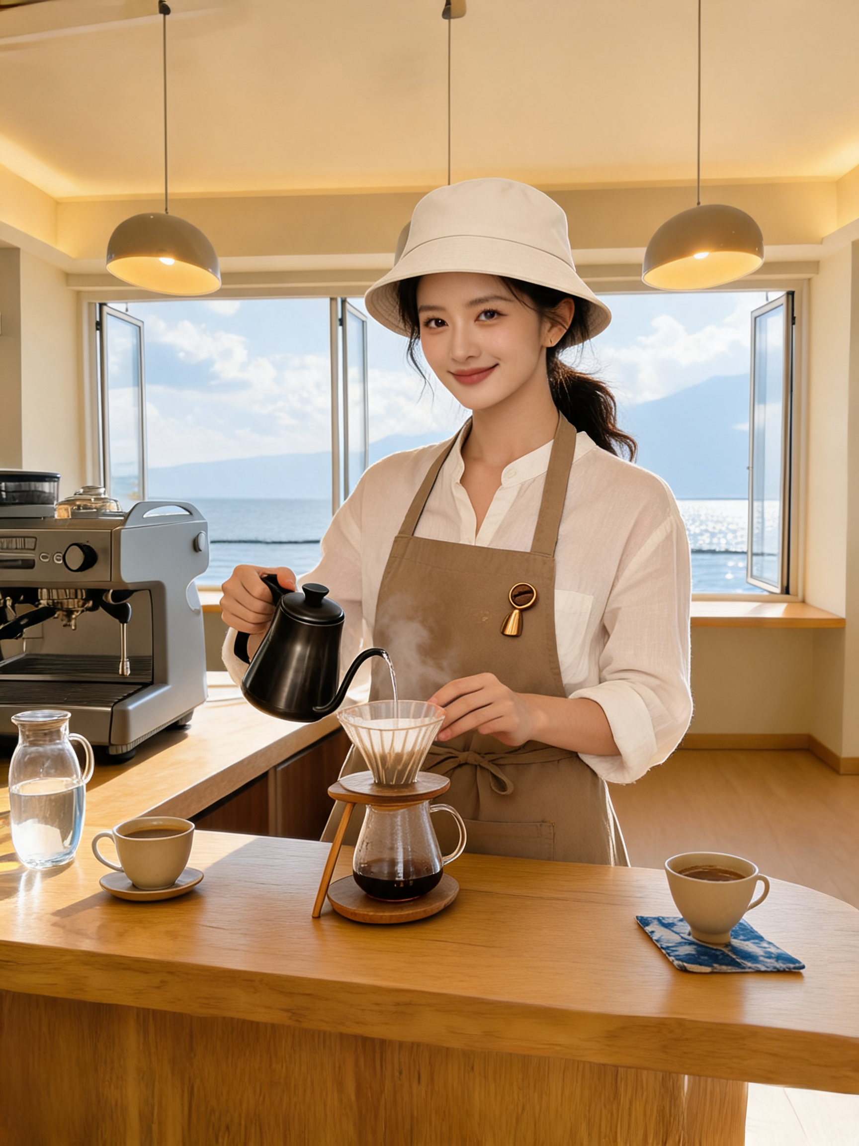 在洱海边冲了200杯，才敢开口说话☕
