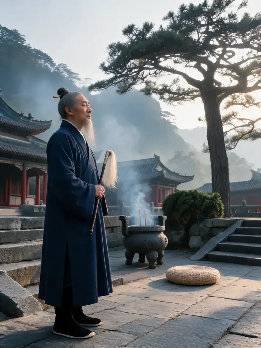 在武当山住了三十年,下山想说几句